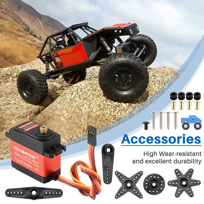 Rcカー用防水デジタルサーボ,金属ギア,高トルク,リモートコ - Rc Hobby Shops のレビューと価格