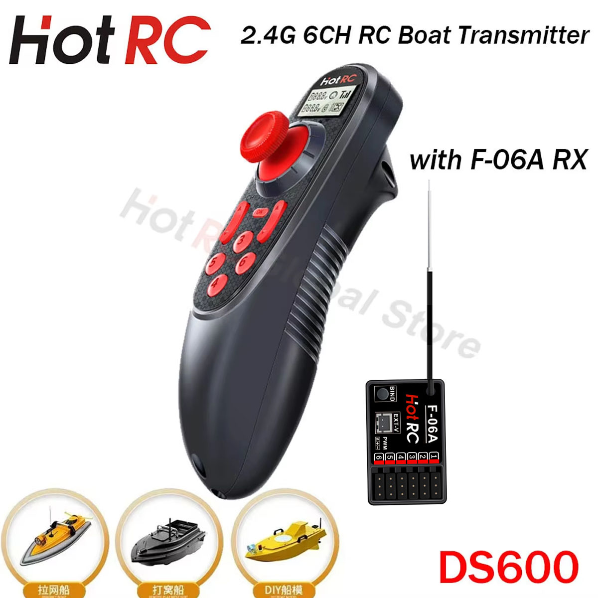 HOTRC-DS600無線システム送信機,6チャンネル,2. - Rc Hobby Shops のレビューと価格