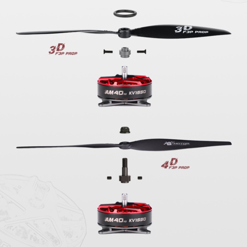 T-Hobby AM40 V2 3D/4D 2-3S 強力な - Rc Hobby Motor のレビューと価格