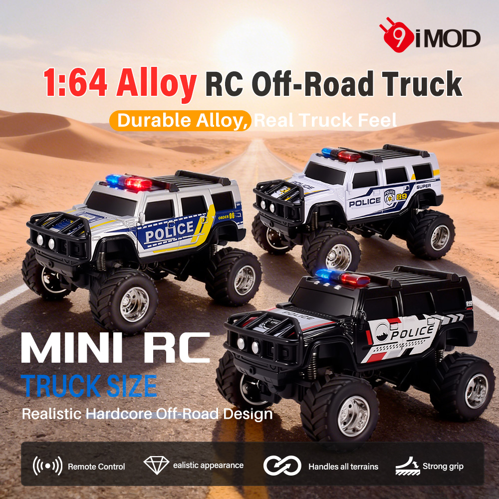 9imod RCポリスカー 2.4Gアプリ制御 オフロードト - Rc Hobby Grade Truck のレビューと価格